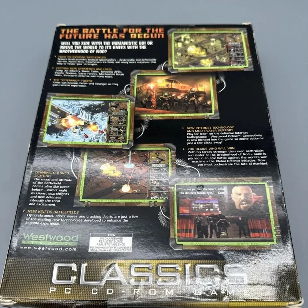 Command & Conquer Tiberian Sun PC Big Box (2001) Brand New Sealed Westwood Studi